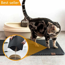 Load image into Gallery viewer, New Double Layer Cat Litter Mat - Silver Ion Antimicrobial Protection