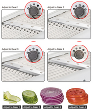 Load image into Gallery viewer, Multi-Function Vegetable &amp; Fruit Mandoline Slicer