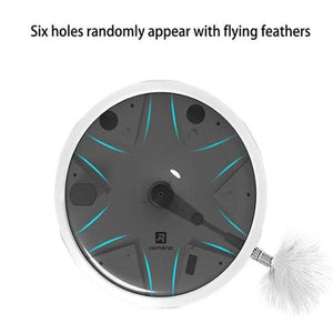 Hide & Seek Interactive Cat Fun Feather Stimulation Toy