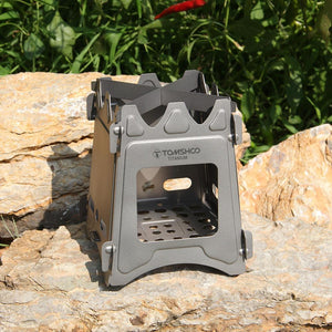 Ultralight Foldable Titanium Wood Burner Camping Stove