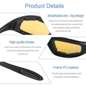 Day & Night Anti-Glare Riding Glasses