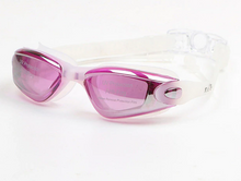 Load image into Gallery viewer, Pro Adjustable HD Anti-Fog Swim Goggles with Attached Earplugs