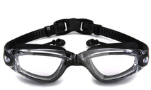 Load image into Gallery viewer, Pro Adjustable HD Anti-Fog Swim Goggles with Attached Earplugs