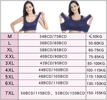 Load image into Gallery viewer, Full Support Plus Size Breathable Sports Bra