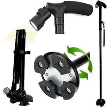 Load image into Gallery viewer, Foldable Slip Resistant LED Walking Cane