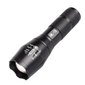 Tactical 5 Modes Zoomable LED Flashlight