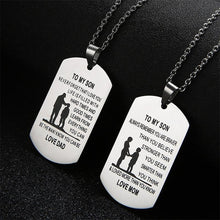 Load image into Gallery viewer, To My Son, Custom Engraved Pendant Necklace