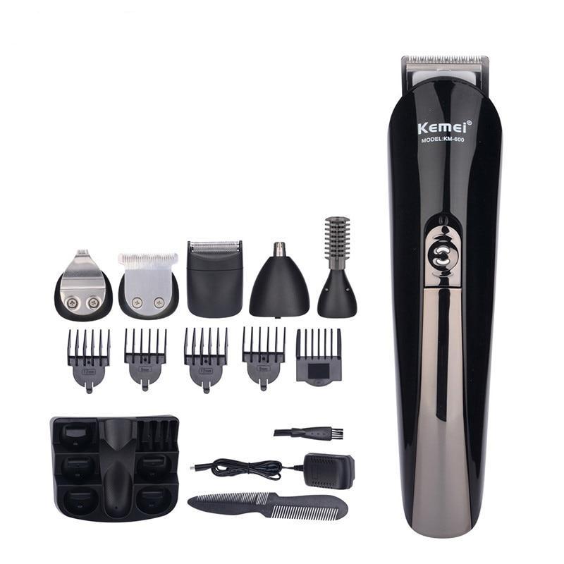 6 In 1 Rechargeable Hair And Beard Titanium Trimmer