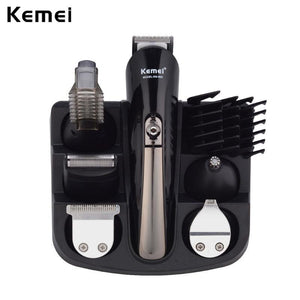 6 In 1 Rechargeable Hair And Beard Titanium Trimmer