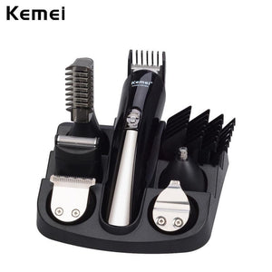 6 In 1 Rechargeable Hair And Beard Titanium Trimmer