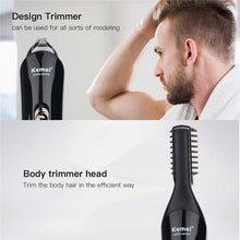 Load image into Gallery viewer, 6 In 1 Rechargeable Hair And Beard Titanium Trimmer