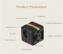 Load image into Gallery viewer, Pro Mini Spy Camera 1080p