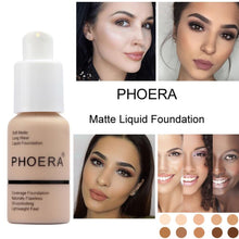 Load image into Gallery viewer, PHOERA Full Coverage Liquid Foundation