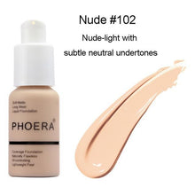 Load image into Gallery viewer, PHOERA Full Coverage Liquid Foundation