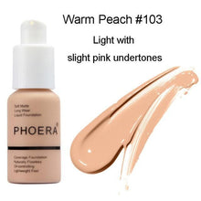 Load image into Gallery viewer, PHOERA Full Coverage Liquid Foundation