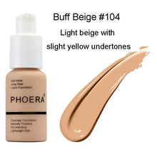 Load image into Gallery viewer, PHOERA Full Coverage Liquid Foundation