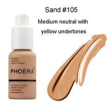 Load image into Gallery viewer, PHOERA Full Coverage Liquid Foundation