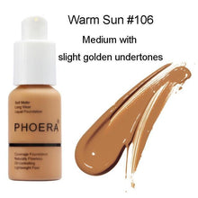 Load image into Gallery viewer, PHOERA Full Coverage Liquid Foundation