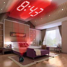 Load image into Gallery viewer, Bright Red Projection LED Display Alarm Clock