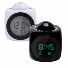 Load image into Gallery viewer, Bright Red Projection LED Display Alarm Clock