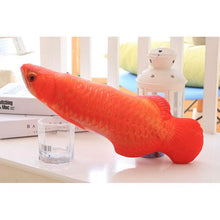 Load image into Gallery viewer, Plush 3D Carp Fish Shape Cat Toys