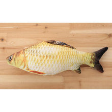 Load image into Gallery viewer, Plush 3D Carp Fish Shape Cat Toys