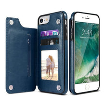 Load image into Gallery viewer, Retro iPhone Leather Wallet Case