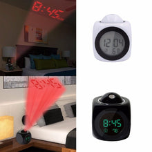 Load image into Gallery viewer, Bright Red Projection LED Display Alarm Clock