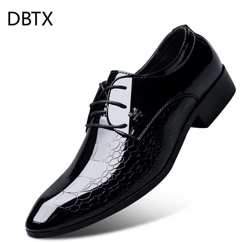 True Leather Oxford Office Shoes For Men