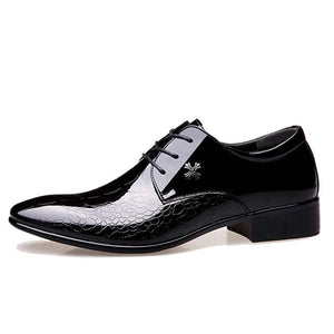 True Leather Oxford Office Shoes For Men