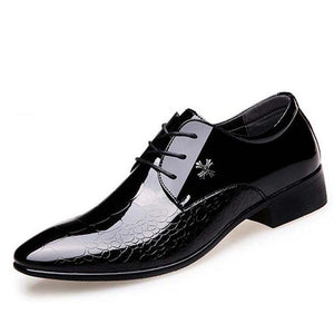 True Leather Oxford Office Shoes For Men