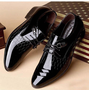 True Leather Oxford Office Shoes For Men