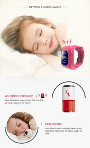 GPS Tracker For Kids Smart Waterproof Watch