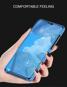 Clear View Smart Mirror Phone Case For Samsung