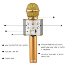 Load image into Gallery viewer, Wireless Karaoke Bluetooth Microphone