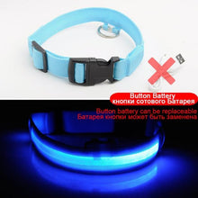 Load image into Gallery viewer, Night Watch LED Nylon Light Collar For Dogs