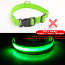 Load image into Gallery viewer, Night Watch LED Nylon Light Collar For Dogs