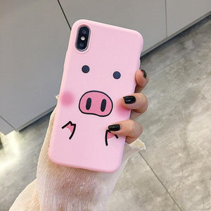 Cute Piggy Nose PopSocket Case for iPhones