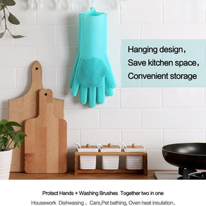 Magic Silicon Washing Gloves