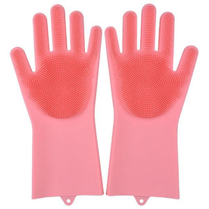 Magic Silicon Washing Gloves