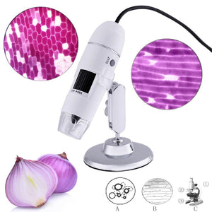 1600X 8 LED Digital Microscope USB Endoscope Camera