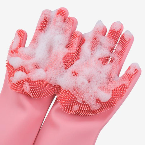 Magic Silicon Washing Gloves