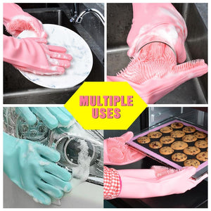 Magic Silicon Washing Gloves