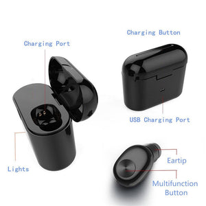 Bluetooth Earbuds With Storage Box