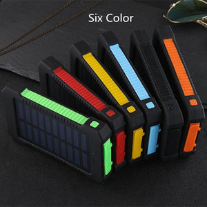 30000mAh Portable Solar External Battery Charger