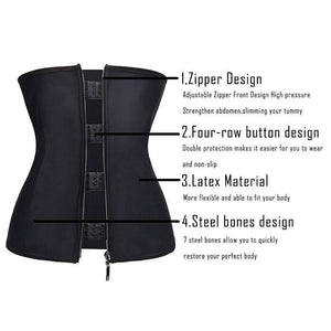 Extreme Waist Trainer 3 Hook Black