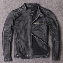 Load image into Gallery viewer, Suede Leather Jacket For Men