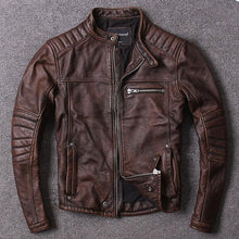 Load image into Gallery viewer, Suede Leather Jacket For Men