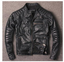 Load image into Gallery viewer, Suede Leather Jacket For Men