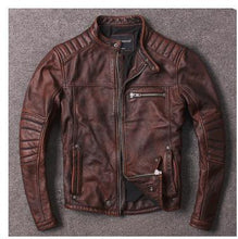 Load image into Gallery viewer, Suede Leather Jacket For Men